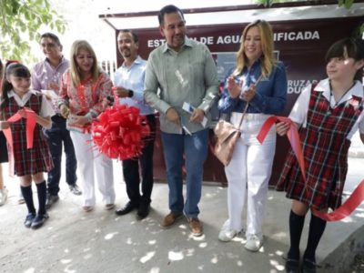 Cruz Pérez entrega escuela rehabilitada en la colonia Mirador